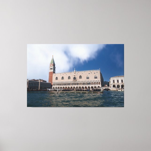 Venezianische Eleganz: Markus-Basilika und Doge Leinwanddruck (Vorderseite)