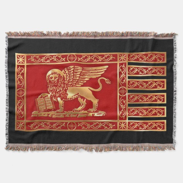 Venezianische Flagge Decke (Vorderseite)