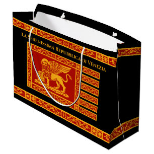 Venezianische Flagge Große Geschenktasche Geschenktüte
