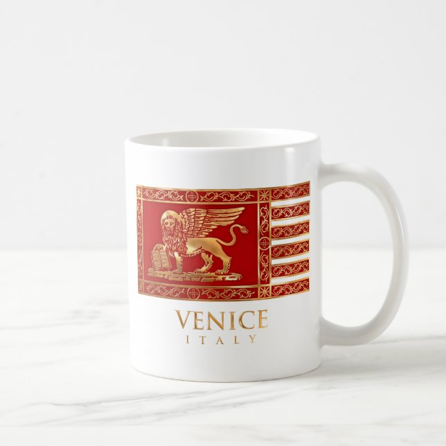 Venezianische Flagge Kaffeetasse (Rechts)