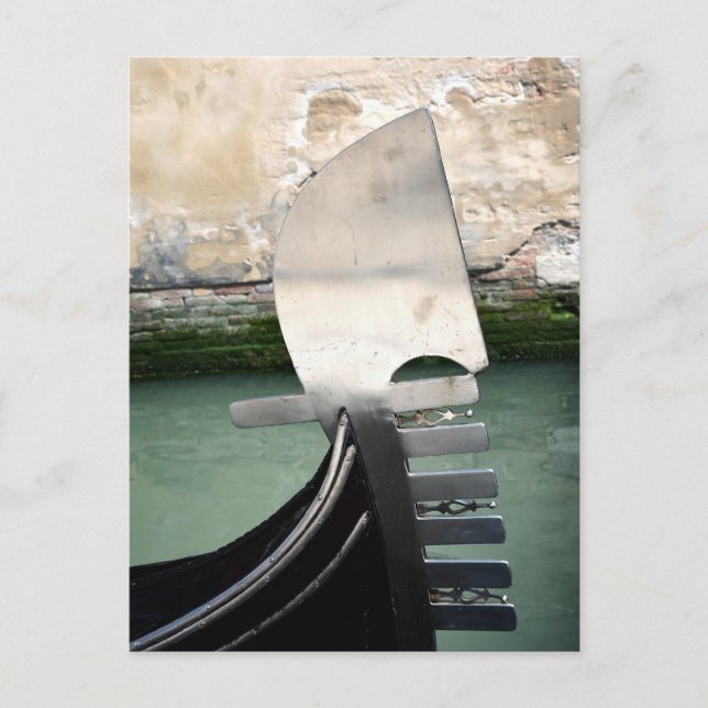 Venezianische Gondel-Postkarte Postkarte (Vorderseite)