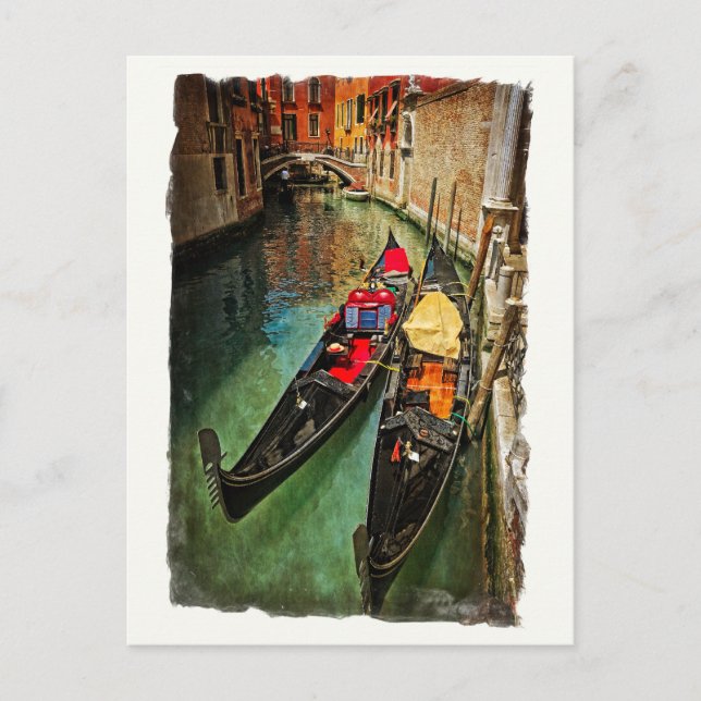 venezianische Gondelausstellung Postkarte (Vorderseite)