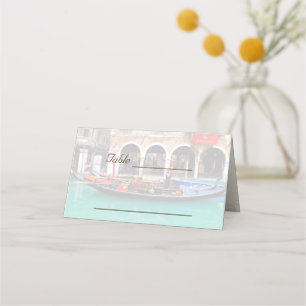 Venezianische Gondeln Platzkarte