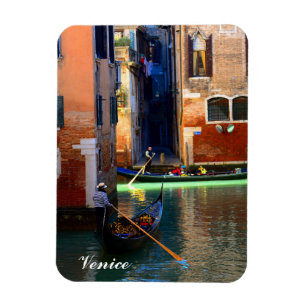 Venezianische Gondolieri Magnet