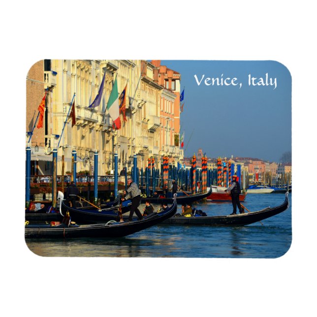 Venezianische Gondozinen Magnet (Horizontal)