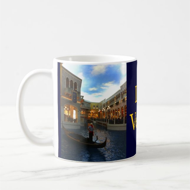 Venezianische Kanal-Gondel Las Vegas Kaffeetasse (Links)