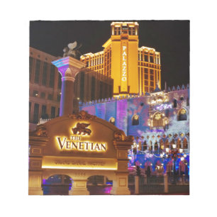 Venezianische Las Vegas Dekorative Abend Leuchten Notizblock