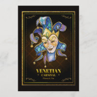 Venezianische Maske für Wasserfarben