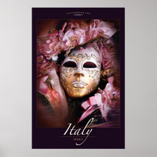 Venezianische Maske Poster