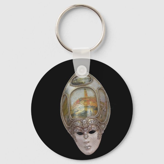 Venezianische Maske Schlüsselanhänger (Vorderseite)
