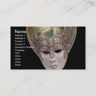 Venezianische Masken-Visitenkarte Visitenkarte