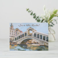 Venezianische Save the Date-Karte