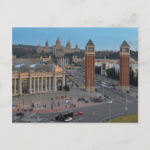 Venezianische Türme von Barcelona Postkarte