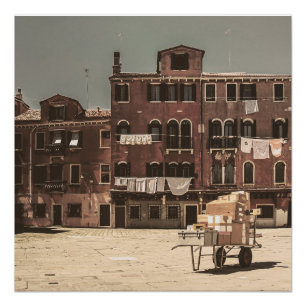 venezianische Vintage-Landschaft Poster