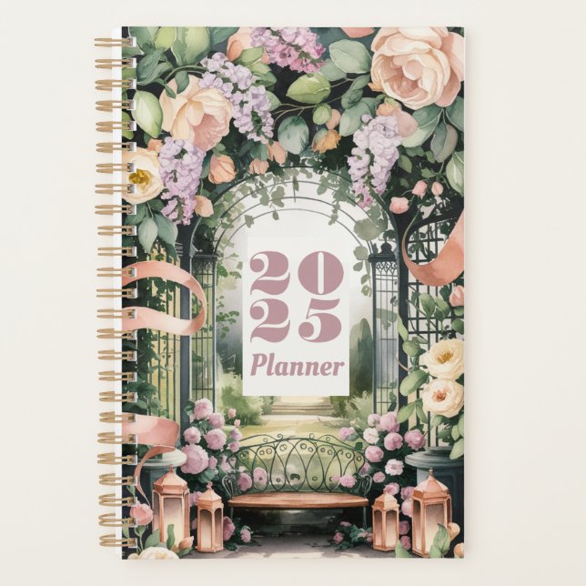 Venezianischer Blumengartenplaner 2025 Planer (Vorderseite)