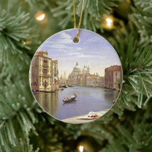 Venezianischer Canal Serenity von P. C. Skovgaard Keramik Ornament