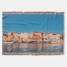 Venezianischer Hafen in Chania zur blauen Stunde, Decke