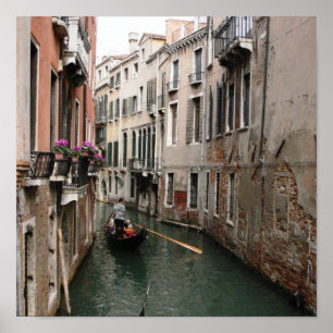Venezianischer Kanal Poster