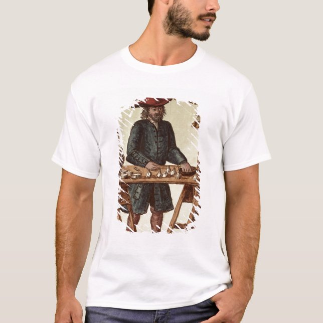 Venezianischer Tabak-Verkäufer T-Shirt (Vorderseite)