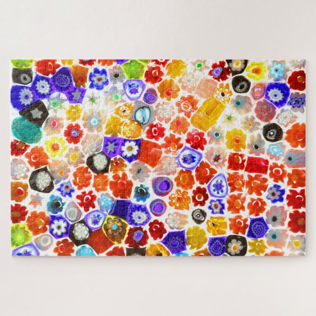 VENEZIANISCHES 20x30-INCH-FLORA-GLAS (Horizontal)