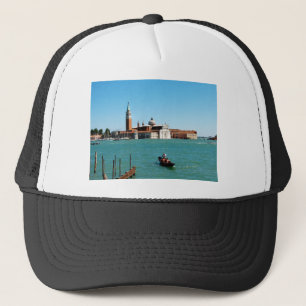 Venezianisches Blau Truckerkappe