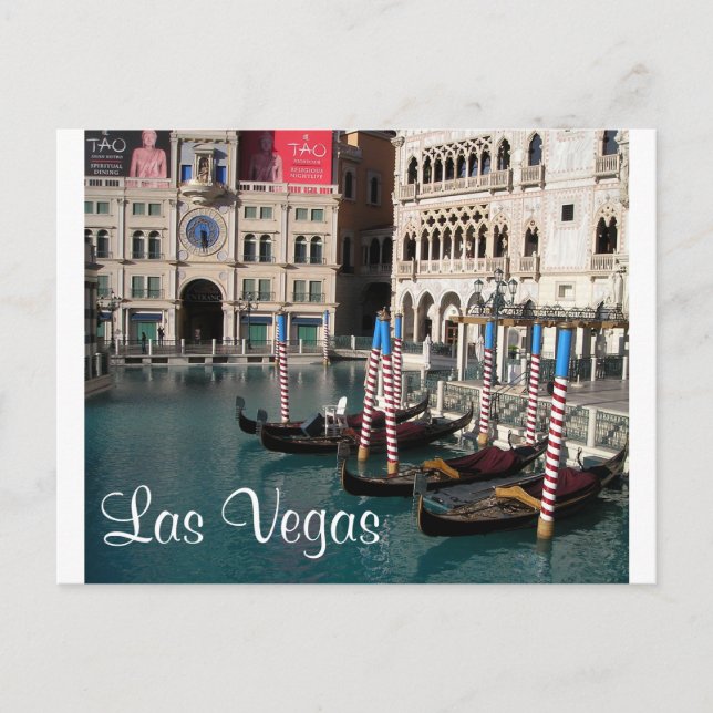 Venezianisches Casino Little Italy Las Vegas Postc Postkarte (Vorderseite)
