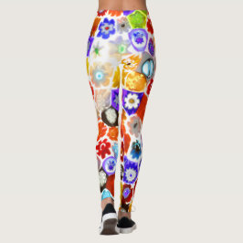 VENEZIANISCHES FLORA-GLAS LEGGINGS