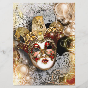 Venezianisches Karneval-Party der Maskerademaske Einladung