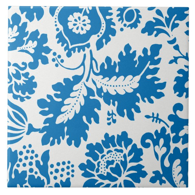 Venezianisches Muster (von William Morris) Fliese (Vorderseite)