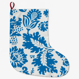 Venezianisches Muster (von William Morris) Großer Weihnachtsstrumpf