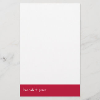 Venezianisches Rotes Banner: Stationery Briefpapier