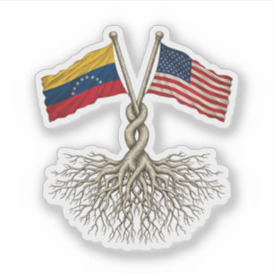 venezolanisch-amerikanisch aufkleber