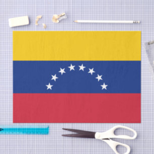 venezolanische Mode, venezolanische Flagge Tissue- Seidenpapier