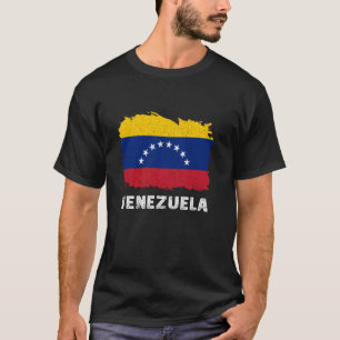 Venezolanische Roots Venezuela Flag Vintag Venezue T-Shirt