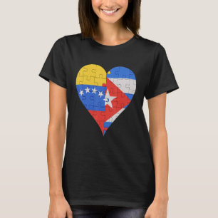 venezolanisches Flaggenherz T-Shirt