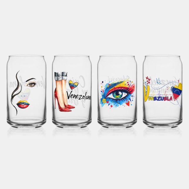 Venezolanos Artísticos – Orgullo, Mujer Venezolana Dosenglas (Vorderseite)