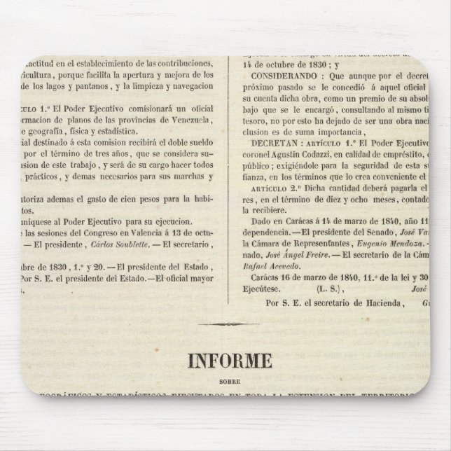 Venezuela 2 mousepad (Vorne)