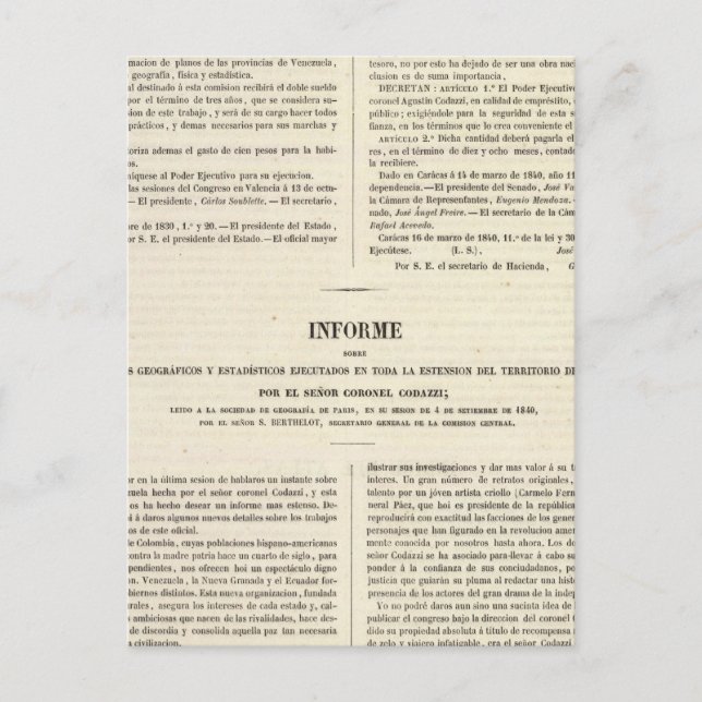 Venezuela 2 postkarte (Vorderseite)