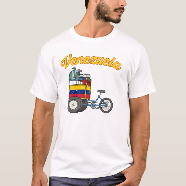 Venezuela Design für Venezolaner T-Shirt (Vorderseite)