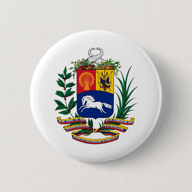 Venezuela-Emblem Button (Vorderseite)