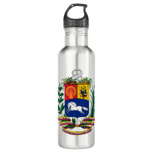 Venezuela-Emblem Edelstahlflasche
