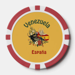Venezuela + España – fusión de raíces y orgullo  Pokerchips