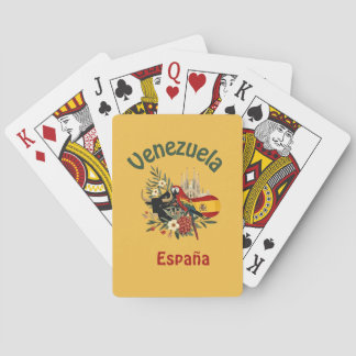 Venezuela + España – fusión de raíces y orgullo  Spielkarten