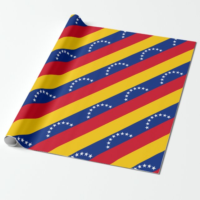 Venezuela fahndet patriotische Venezolaner Geschenkpapier (Ungerollt)