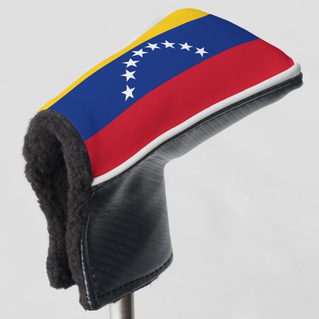 Venezuela fahndet patriotische Venezolaner Golf Headcover (3/4 Vorderseite)