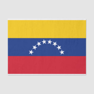 Venezuela fahndet patriotische Venezolaner Seidenpapier
