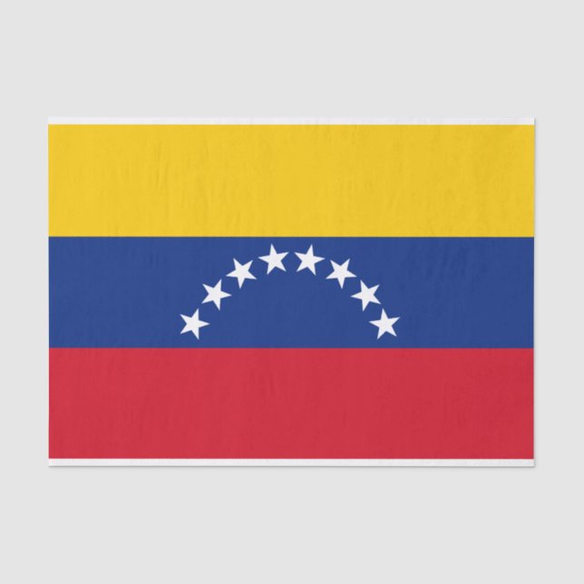 Venezuela fahndet patriotische Venezolaner Seidenpapier (Vorderseite)