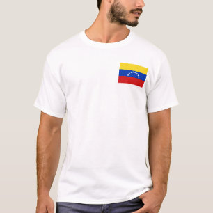 Venezuela Flag and Map T - Shirts