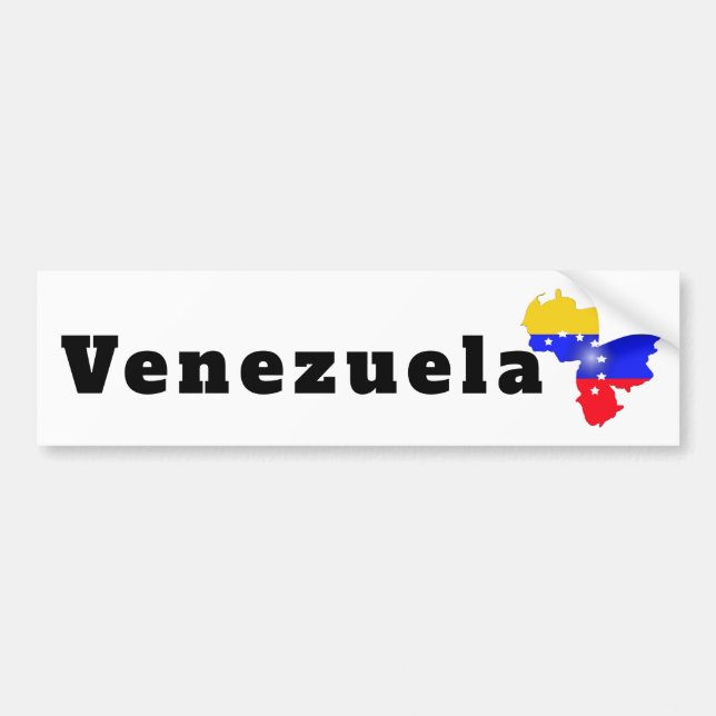 Venezuela flag autoaufkleber (Vorne)