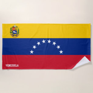 Venezuela Flag Splendid Patriotic Strandtuch